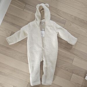 NWT 6-12M Cozy Sherpa Onesie